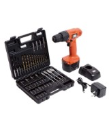 Black & Decker Cd121K50 12V Cordless Drill & Driver With 50 Pcs. Tool Kit